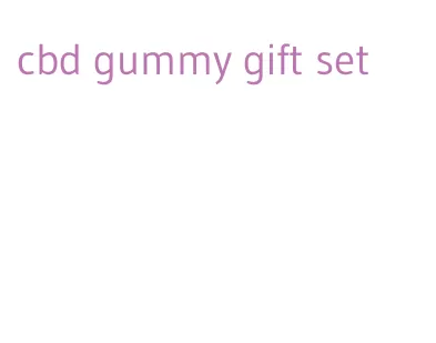 cbd gummy gift set