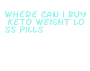 where can i buy keto weight loss pills