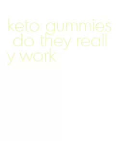 keto gummies do they really work