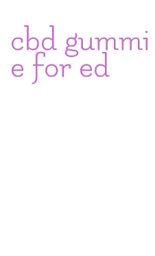cbd gummie for ed