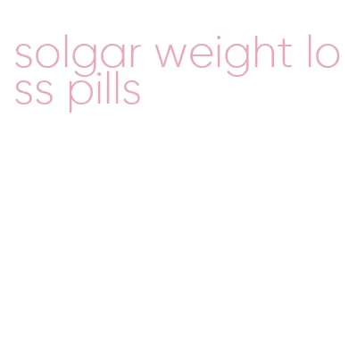 solgar weight loss pills