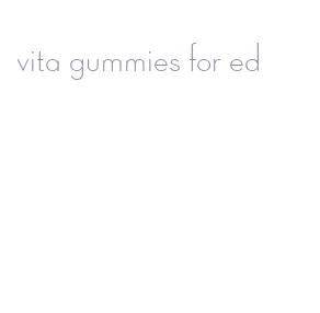 vita gummies for ed
