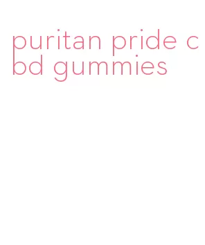 puritan pride cbd gummies