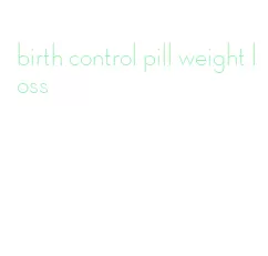 birth control pill weight loss