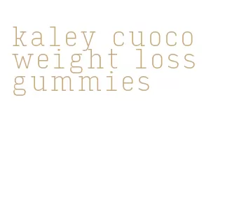 kaley cuoco weight loss gummies