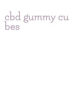 cbd gummy cubes