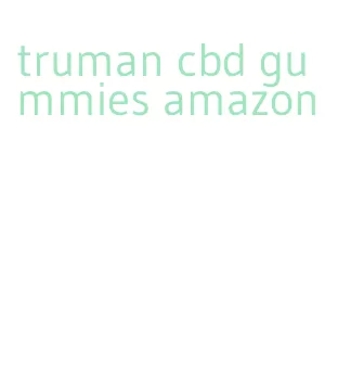 truman cbd gummies amazon