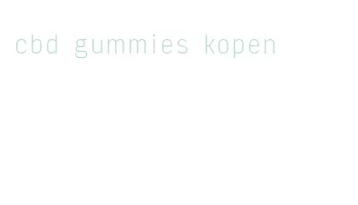 cbd gummies kopen