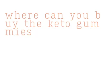where can you buy the keto gummies