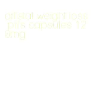 orlistat weight loss pills capsules 120mg