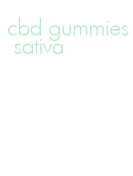 cbd gummies sativa