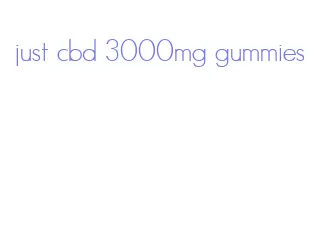 just cbd 3000mg gummies