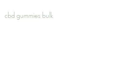 cbd gummies bulk