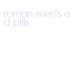 roman men's ed pills
