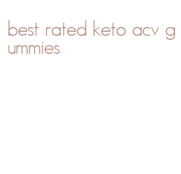 best rated keto acv gummies
