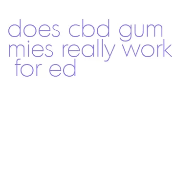 does cbd gummies really work for ed