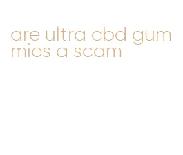 are ultra cbd gummies a scam