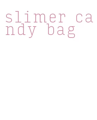 slimer candy bag