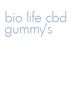 bio life cbd gummy's