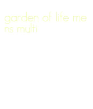 garden of life mens multi