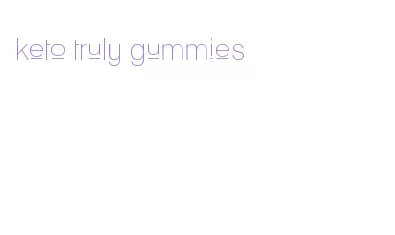 keto truly gummies
