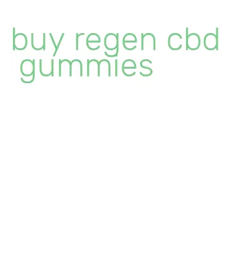 buy regen cbd gummies