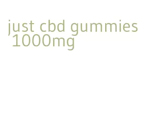 just cbd gummies 1000mg