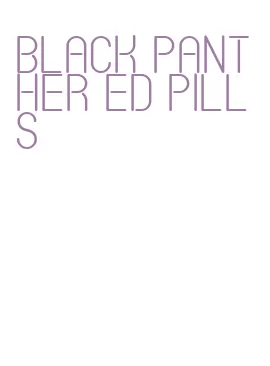 black panther ed pills