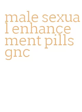 male sexual enhancement pills gnc