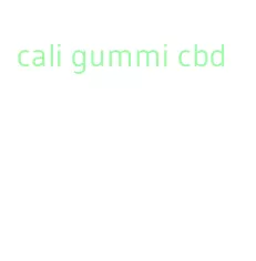 cali gummi cbd