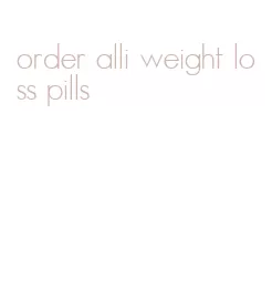 order alli weight loss pills