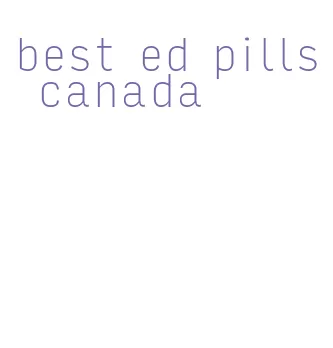 best ed pills canada