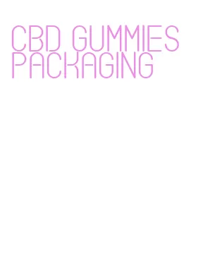 cbd gummies packaging