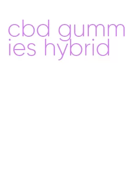 cbd gummies hybrid