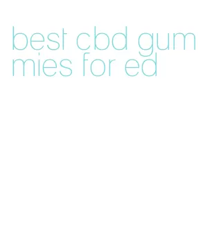 best cbd gummies for ed