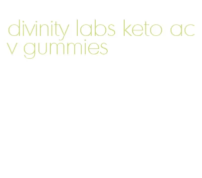 divinity labs keto acv gummies