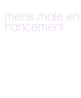 mens male enhancement