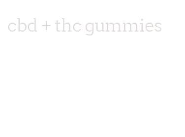 cbd + thc gummies