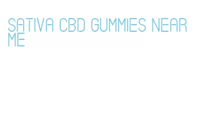 sativa cbd gummies near me