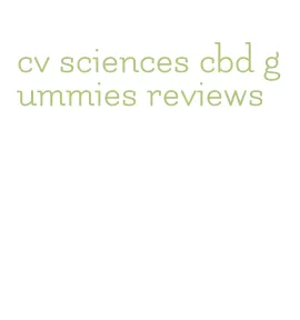 cv sciences cbd gummies reviews