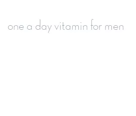 one a day vitamin for men