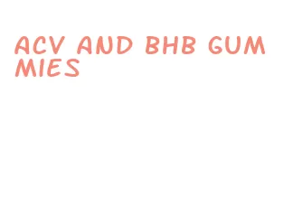 acv and bhb gummies