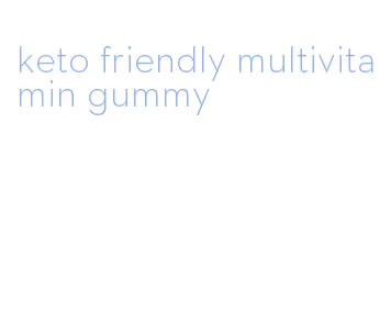 keto friendly multivitamin gummy