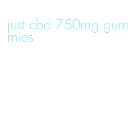 just cbd 750mg gummies