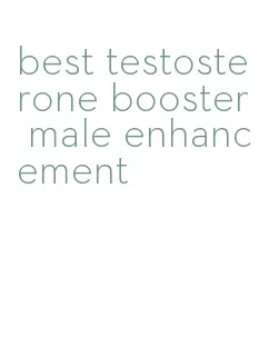 best testosterone booster male enhancement