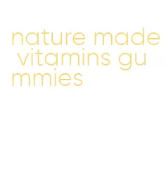 nature made vitamins gummies
