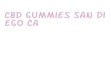 cbd gummies san diego ca