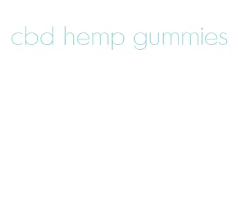 cbd hemp gummies