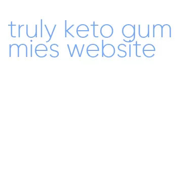truly keto gummies website