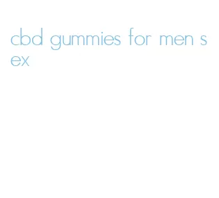 cbd gummies for men sex